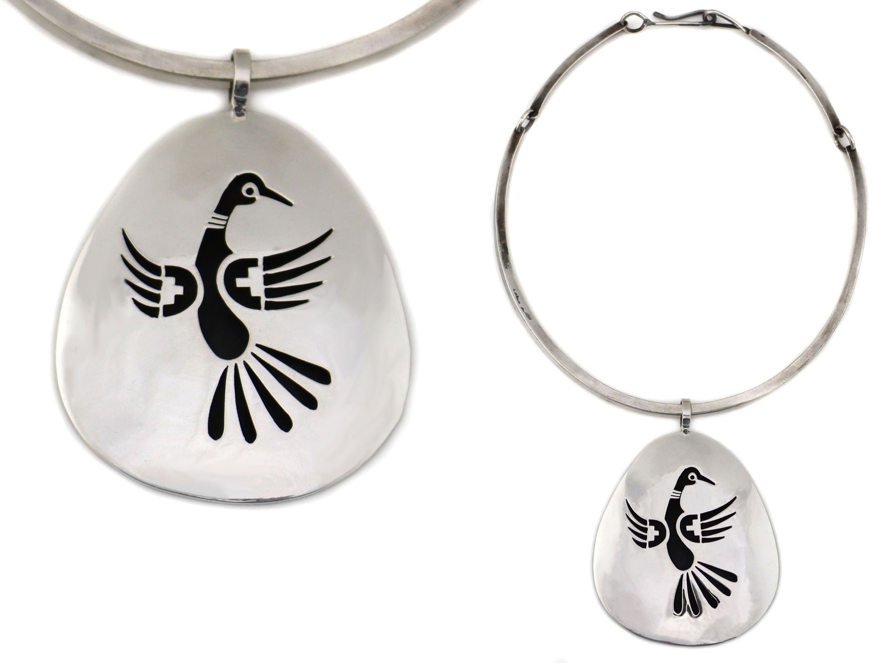 Victor Coochwytewa インディアンジュエリー hopi ホピ Victor Coochwytewa (1922-2011) & Kopavi Shop - Hopi - Handmade Silver
