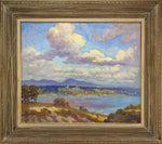 Albert Schmidt (1885-1957) - San Diego California with Panama - California Expo Tower (Double-Sided Painting)