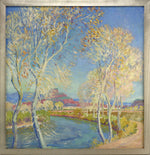 Albert Schmidt (1885-1957) - The Arizona Canal and Red Mountain