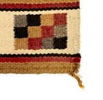 Navajo Double Saddle Blanket c. 1930s, 63" x 31"