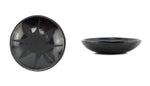 Maria Martinez (1887-1980) and Santana Martinez (1909-2002) - Small San Ildefonso Black on Black Plate c. 1950s, 4.5" diameter