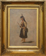 SOLD Albert Bierstadt (1830-1902) - Indian Maiden