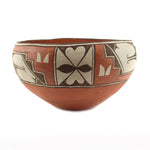 Zia Polychrome Dough Bowl c. 1930s, 9.75" x 17.5" (P91259B-0723-001) 2