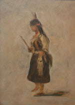 SOLD Albert Bierstadt (1830-1902) - Indian Maiden