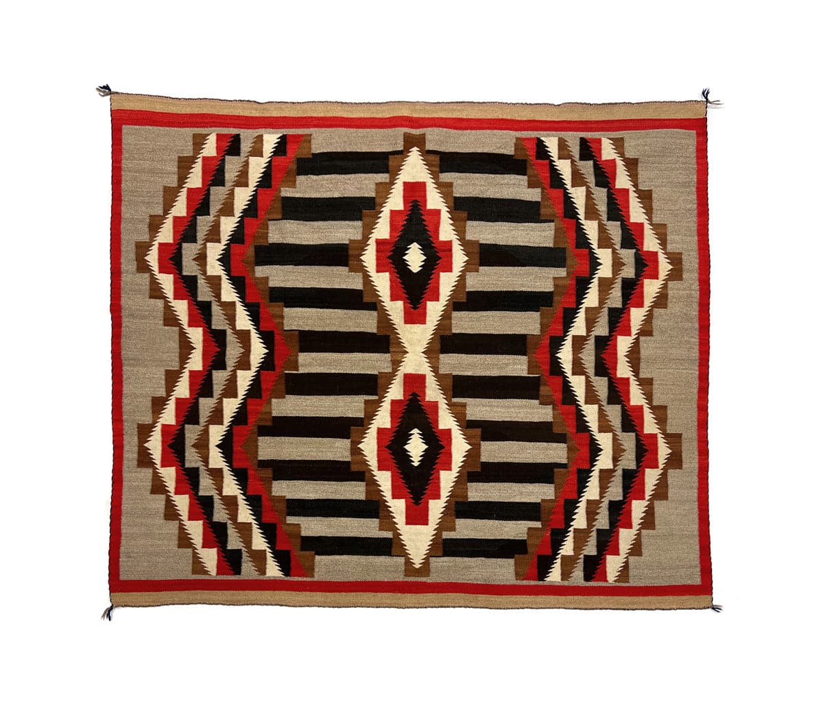 Navajo Chief's Variant Blanket c. 1900s, 62" x 74.5" (T6310)