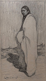 SOLD Glenn Dean - Taos Man with Drum