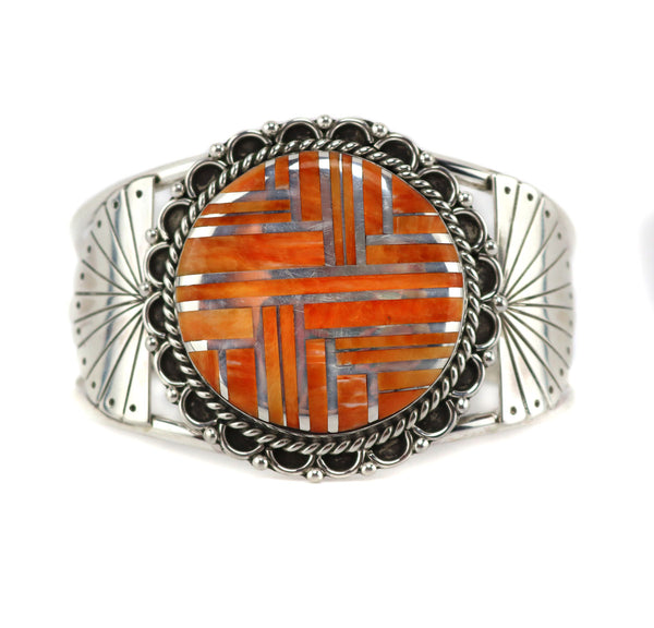 Lee and Verna Wesley - Navajo - Contemporary Spiny Oyster Channel Inla