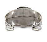 Lee and Verna Wesley - Navajo - Contemporary Spiny Oyster Channel Inlay and Sterling Silver Bracelet with Stamped Design, size 7.25