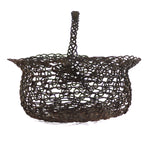Tohono O'odham Wire Basket c. 1940-50s, 5.75" x 7"