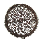 Tohono O'odham Wire Basket c. 1940-50s, 5.75" x 7"