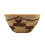 Yokuts Polychrome Basket c. 1920s, 2.5" x 5.5"