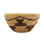 Yokuts Polychrome Basket c. 1920s, 2.5" x 5.5"