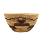 Yokuts Polychrome Basket c. 1920s, 2.5" x 5.5"