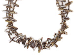 Santo Domingo (Kewa) - 3-Strand Olive Shell and Heishi Necklace c. 1960-70s, 32" length