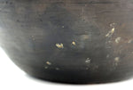 Santa Clara Black Water Jar with Fluted Rim c. 1890s, 9.25" x 10.5"