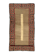 Navajo Double-Saddle Blanket c. 1950s, 51.5" x 28"