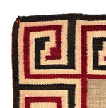 Navajo Double-Saddle Blanket c. 1950s, 51.5" x 28"