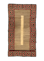 Navajo Double-Saddle Blanket c. 1950s, 51.5" x 28"