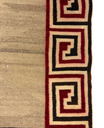 Navajo Double-Saddle Blanket c. 1950s, 51.5" x 28"