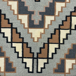 Navajo Two Grey Hills Rug c. 1970s, 81" x 45"