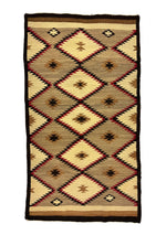Navajo Red Mesa Rug c. 1920s, 67.5" x 37"