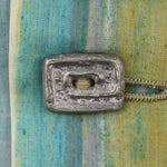 Lloyd Kiva New (1916-2002) - Cherokee Button-Up Shirt with Charles Loloma Silver Sandcast Buttons c. 1950s, 30" x 32.5"