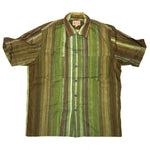 Lloyd Kiva New (1916-2002) - Cherokee Button-Up Shirt with Charles Loloma Silver Sandcast Buttons c. 1950s, 29.75" x 33.5"