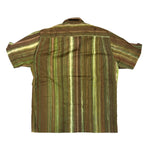 Lloyd Kiva New (1916-2002) - Cherokee Button-Up Shirt with Charles Loloma Silver Sandcast Buttons c. 1950s, 29.75" x 33.5"