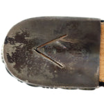 Rick Tolino - Navajo - Multi-Stone Channel Inlay, Sterling Silver, and Leather Belt c. 1970-80s, fits 27.25" - 30.25" waist