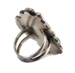 Possibly Jamison Kee - Navajo - Malachite and Silver Squash Blossom Necklace, Bracelet, Earrings, Pendant, & Ring Set c.1950-60s