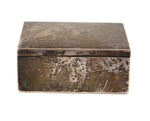 Mexican - Vintage Silver Lidded Box, 1.25" x 3.25" x 2.5"