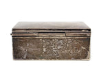 Mexican - Vintage Silver Lidded Box, 1.25" x 3.25" x 2.5"