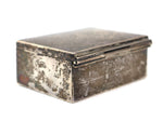 Mexican - Vintage Silver Lidded Box, 1.25" x 3.25" x 2.5"