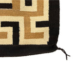 Navajo Crystal Rug c. 1910s, 85" x 52.5"