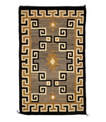 Navajo Crystal Rug c. 1910s, 85" x 52.5"