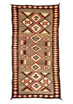 Large Navajo Ganado Runner c. 1910s, 106.5" x 54.25"