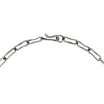 Annie Quam Gasper (1927-2002) - Zuni - Turquoise Channel Inlay and Silver Necklace c. 1960-70s, 16" length