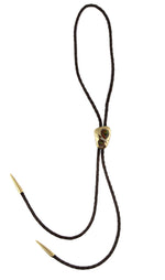 H. Cortez - Navajo - Fire Agate, Diamond, and 14K Gold Bolo Tie and Ring Set c. 1960-70s