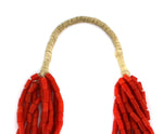 Santo Domingo (Kewa) - 10-Strand Coral Necklace c. 1950-60s, 29" length