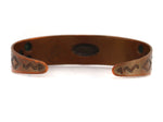 Bell Trading Post - Navajo - Copper Bracelet with Stamped Design c. 1950-60s, size 6.25