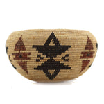 Mono Lake/Paiute Polychrome Basket c. 1920s, 2.25" x 4.25"