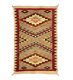 Navajo Ganado Rug c. 1910-20s, 61.5" x 39.5"