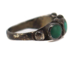 Zuni - Turquoise and Silver Ring c. 1930s, size 5.5