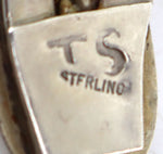 Tommy Singer (1940-2014) - Navajo - Silver Overlay Squash Blossom-Style Necklace, Bracelet, Earrings, and Ring Set with Kokopelli Design c. 1980-90s