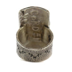 Cordell Pajarito - Santo Domingo (Kewa) - Silver Tufacast Ring c. 2025, size 7