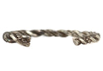 Navajo - Silver Bracelet with Braided Twist Design c. 1950-60s, size 6
