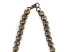Navajo - Turquoise and Silver Squash Blossom Necklace c. 1950-60s, 28" length