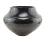 Attributed to Maria Martinez (1887-1980) San Ildefonso Black Jar c. 1920s, 9" x 13"