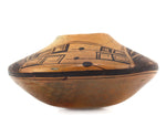 Nampeyo of Hano (1859-1942) - Hopi Jar with Hand-Painted Geometric Design c. 1910s, 3" x 6"