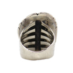 Navajo - Nevada Turquoise and Silver Ring c. 1970-80s, size 6.25
